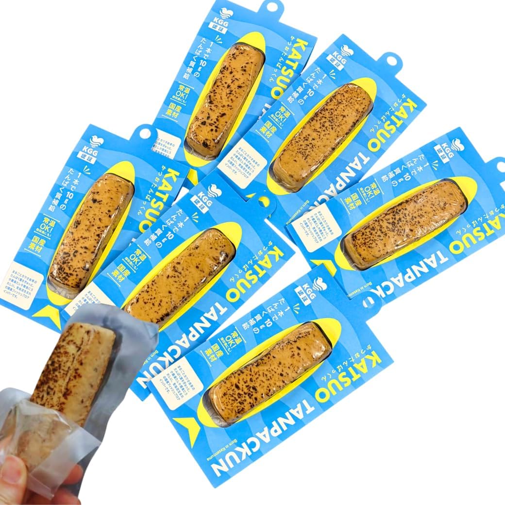 KGGフィッシュプロテインバー「かつおたんぱっくん」 無添加仕上げ 国産 気仙沼産カツオをふんだんに使用